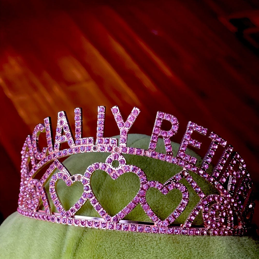 Pink Rhinestone Tiara